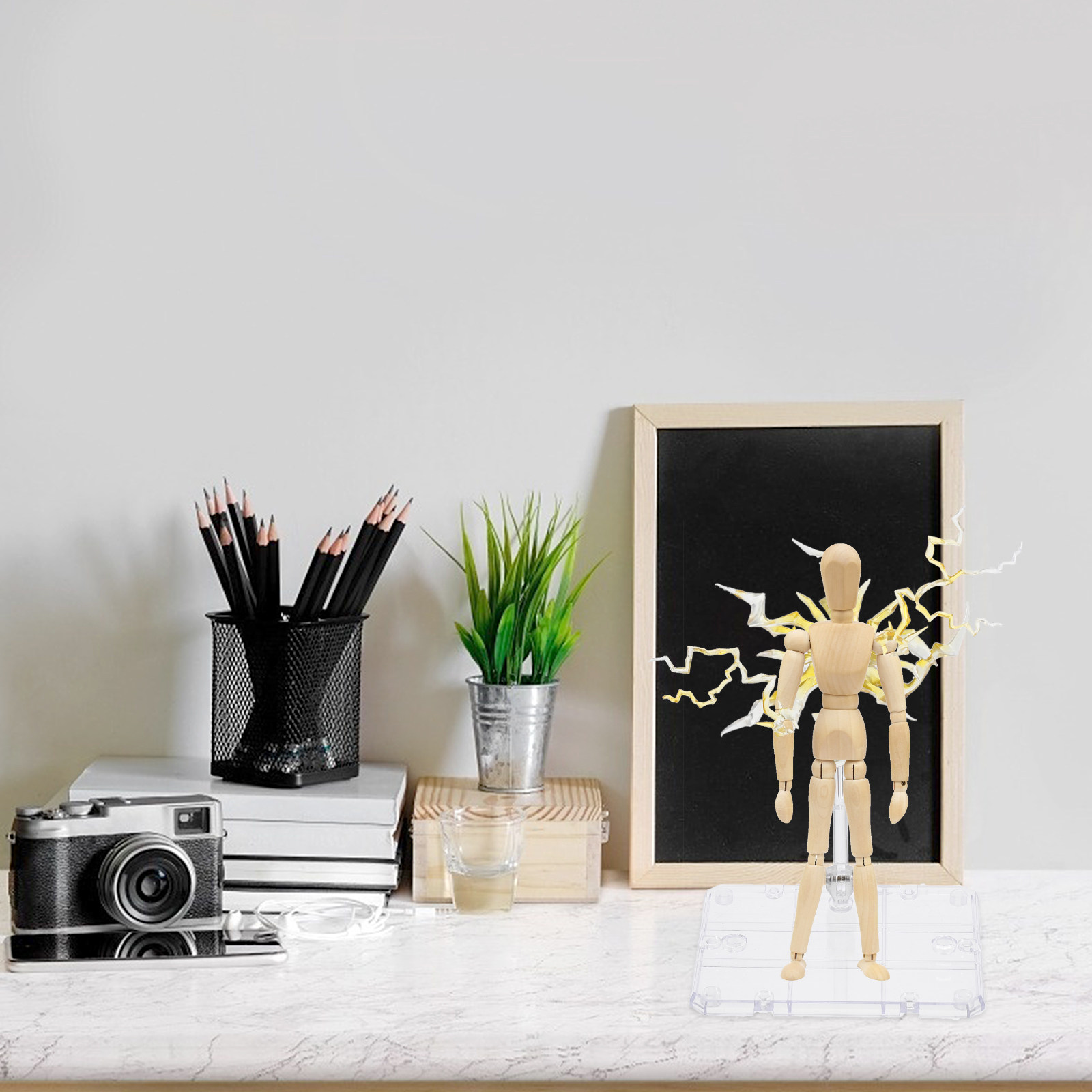 Action Figure Stand - 1Set Action Figure Stand Clear Flexible