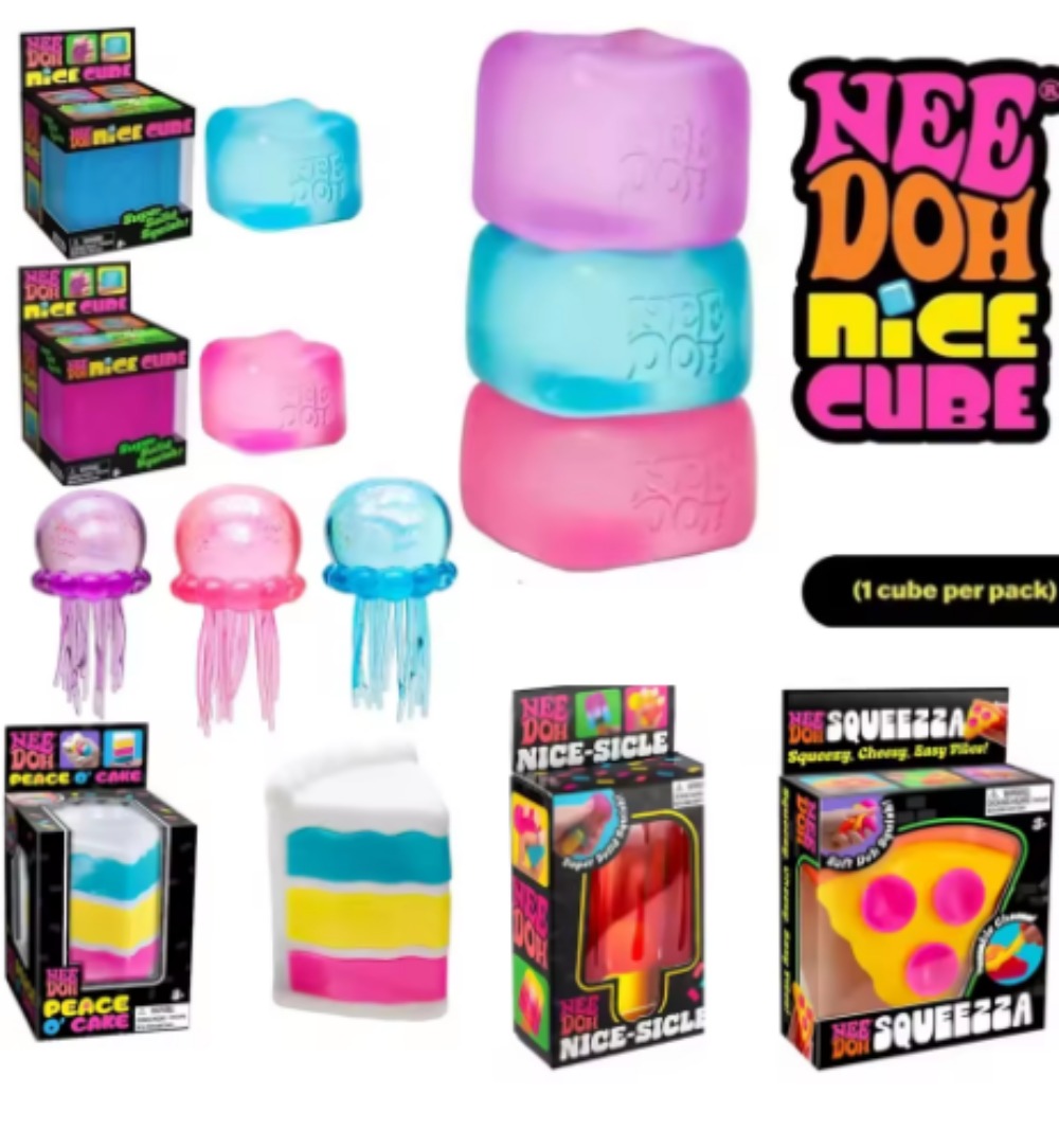 Fidget Cube Original - Hot Schylling NeeDoh Nice Cube, Sensory