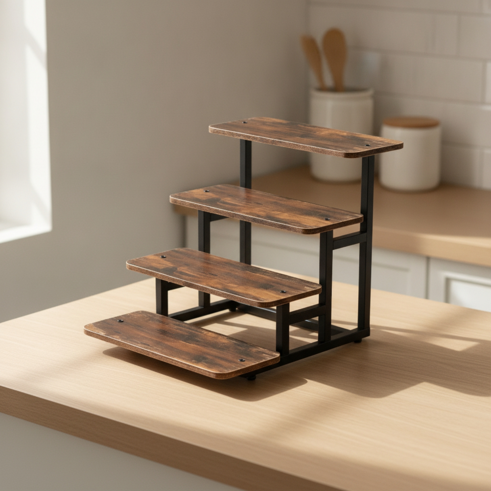 4-Tier Display Stand Tabletop  – Display Risers Set Bewertung und Preis