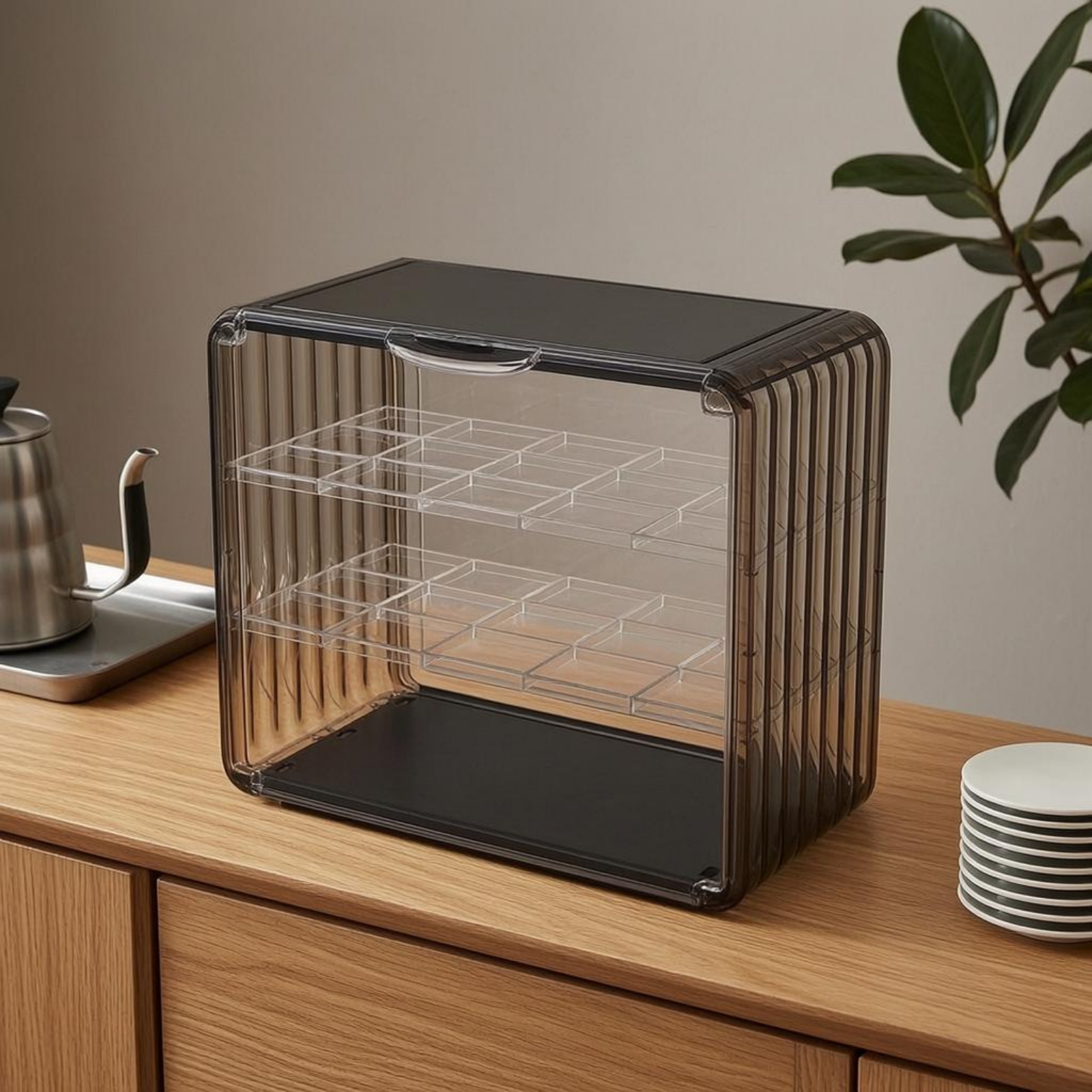 Acrylic Cup Storage Rack Trans – Display Case Acrylic Bewertung und Preis