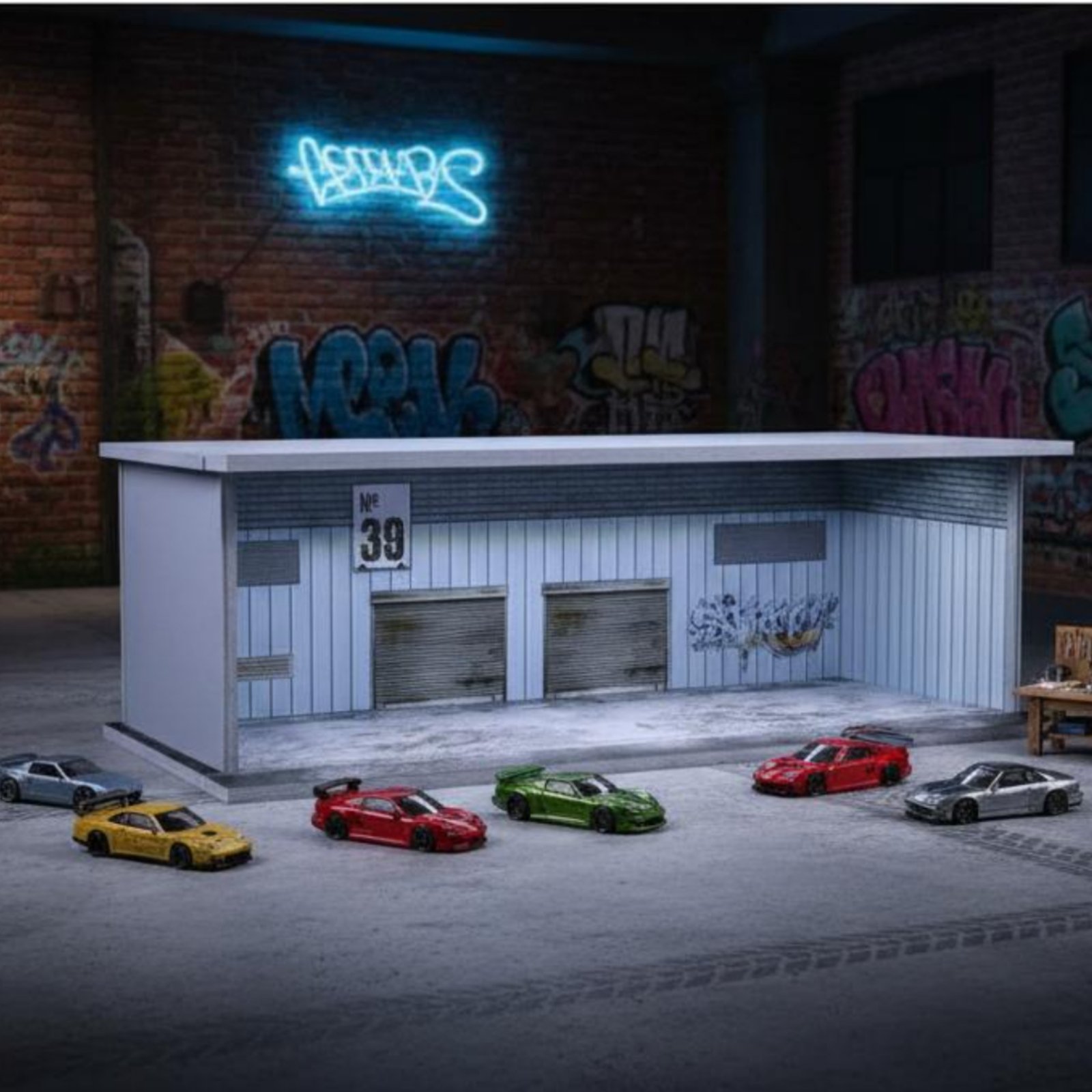 Graffiti Parking Garage Displa – Display Case Acrylic Bewertung und Preis