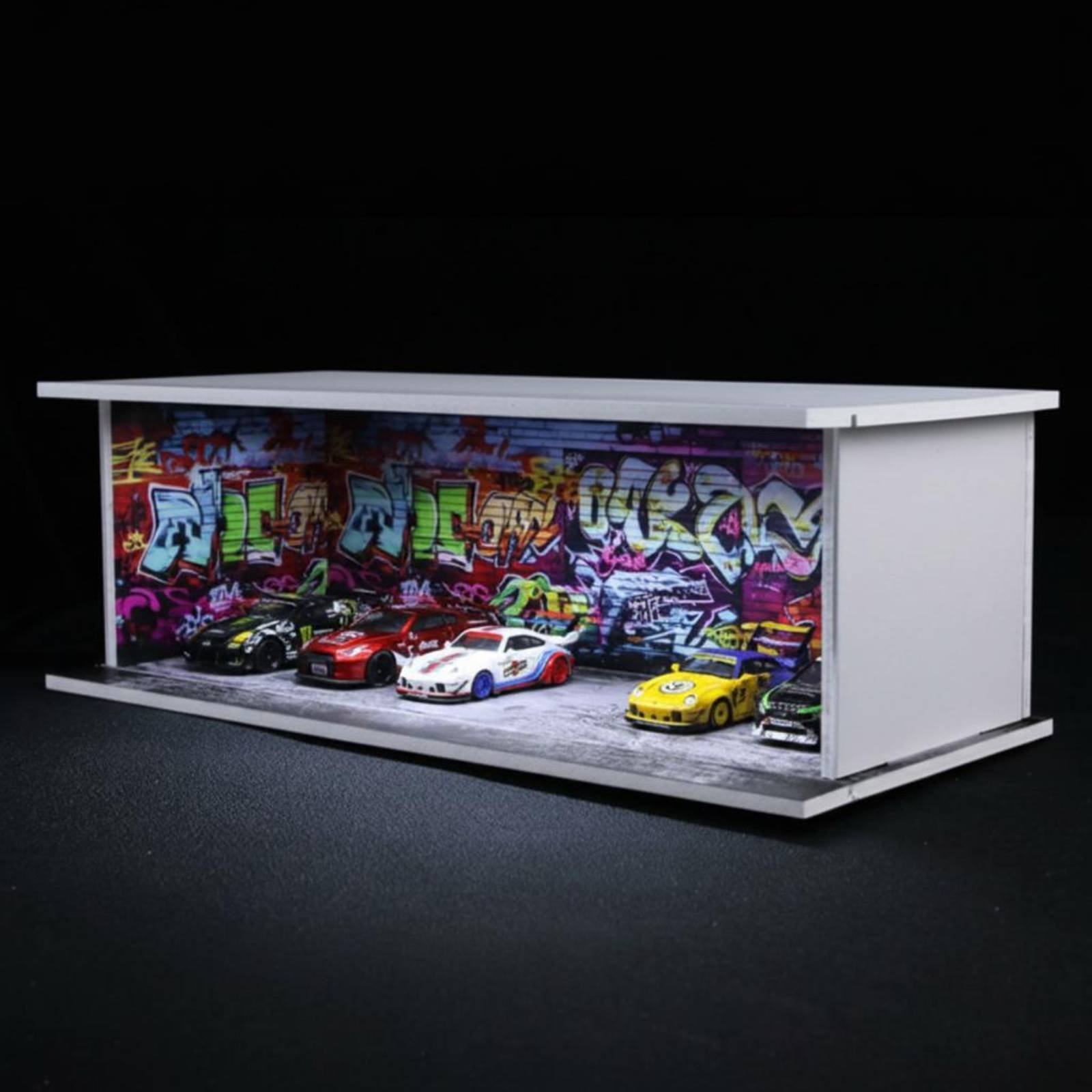 Graffiti Parking Garage Displa – Display Case Acrylic Bewertung und Preis