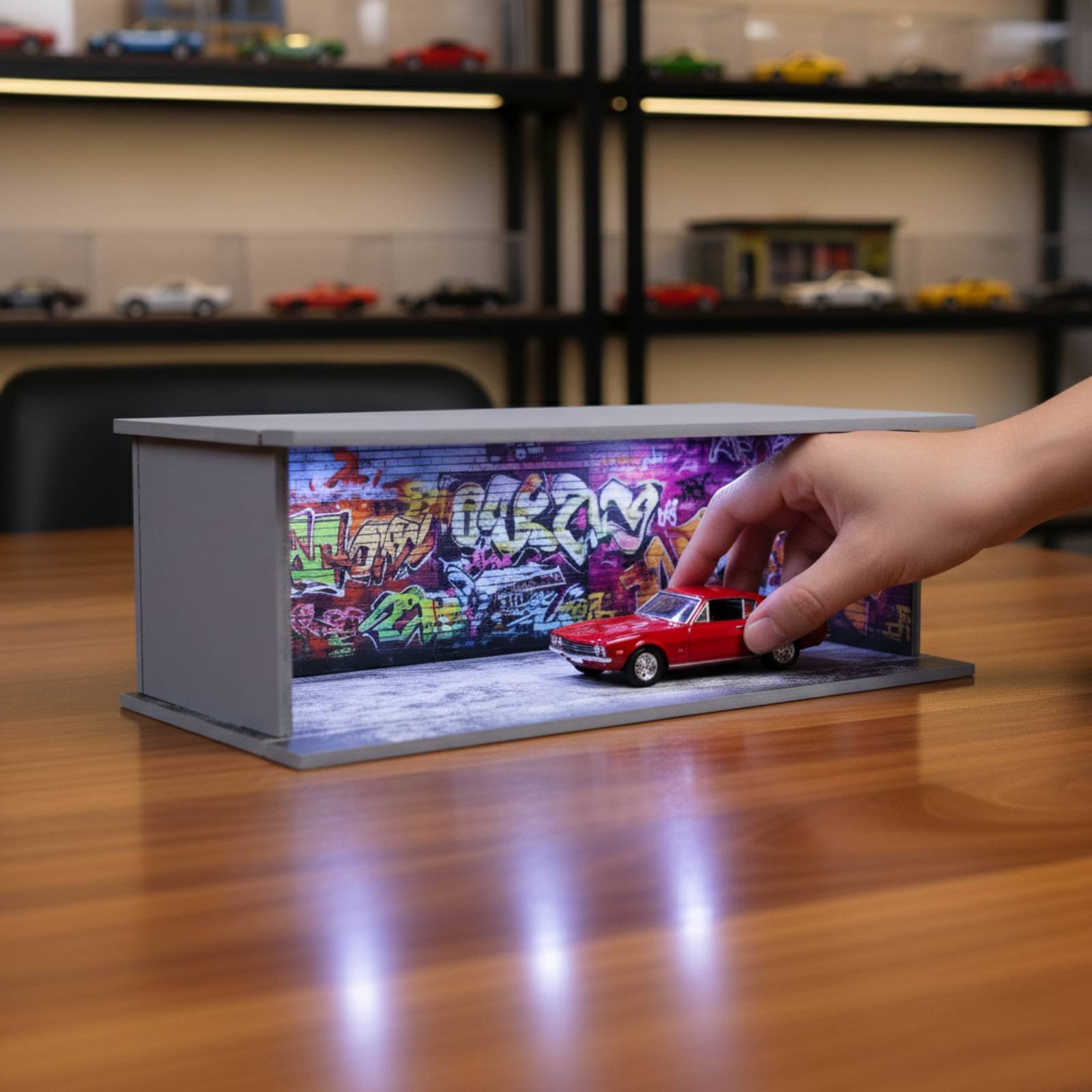 Graffiti Parking Garage Displa – Display Case Acrylic Bewertung und Preis