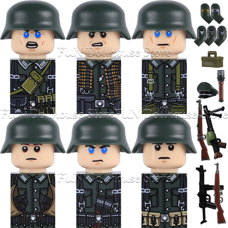 Winter Snow German Sniper Sold – Lego Minifigure Holder Bewertung und Preis