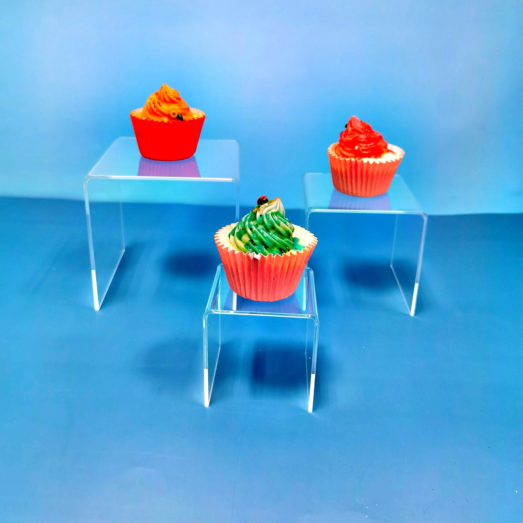 Clear Acrylic Display Risers f – Display Risers Set Bewertung und Preis