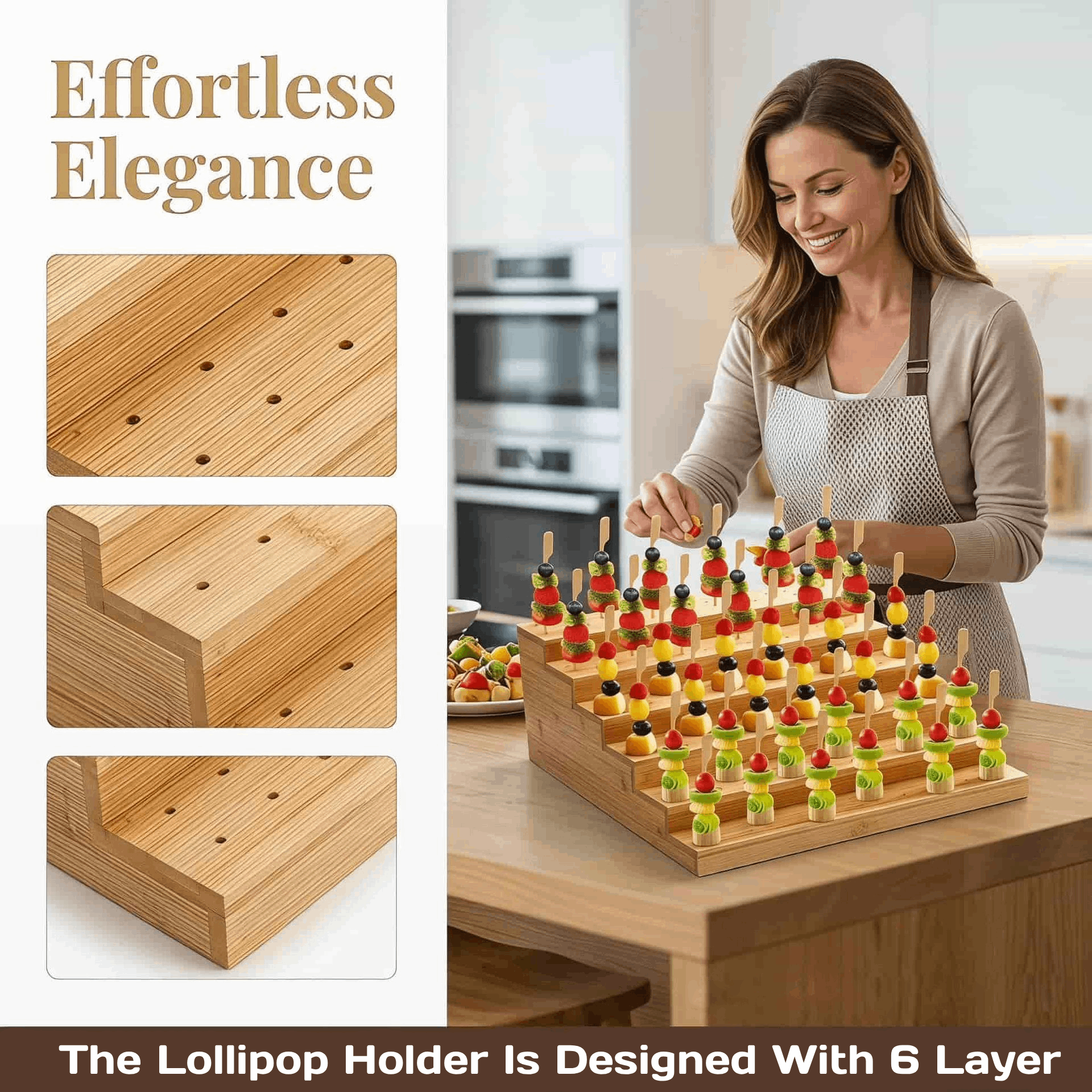 Wood Lollipop Holder Display R – Display Risers Set Bewertung und Preis