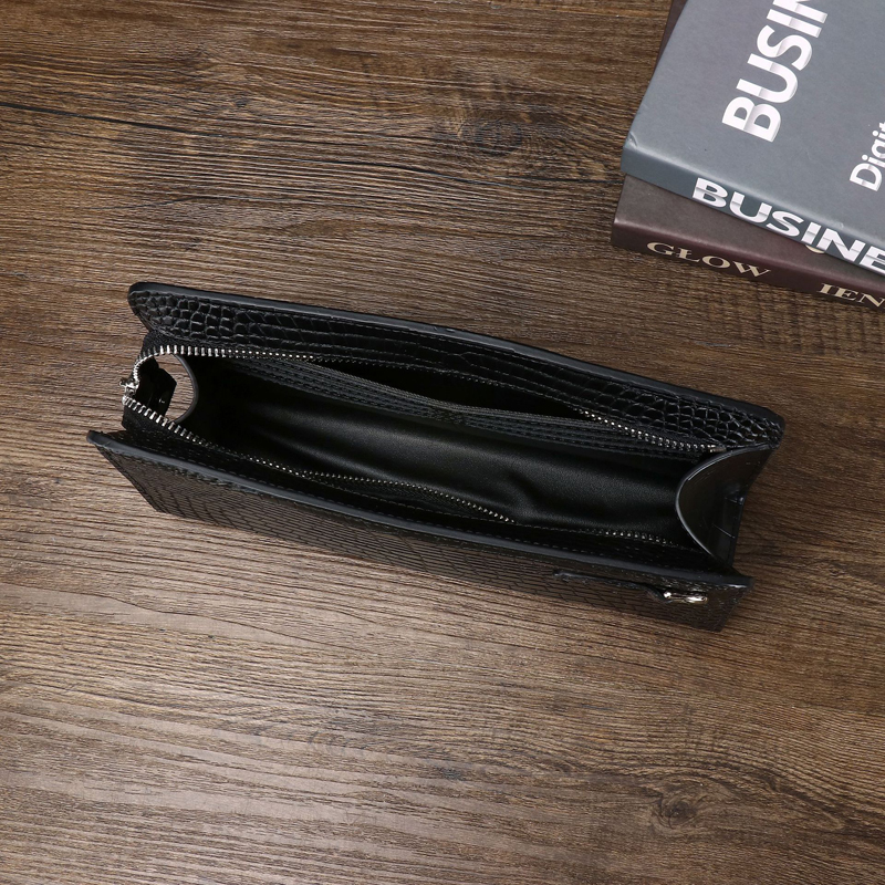 Men's Genuine Leather Clutch B – Card Top Loader Bewertung und Preis