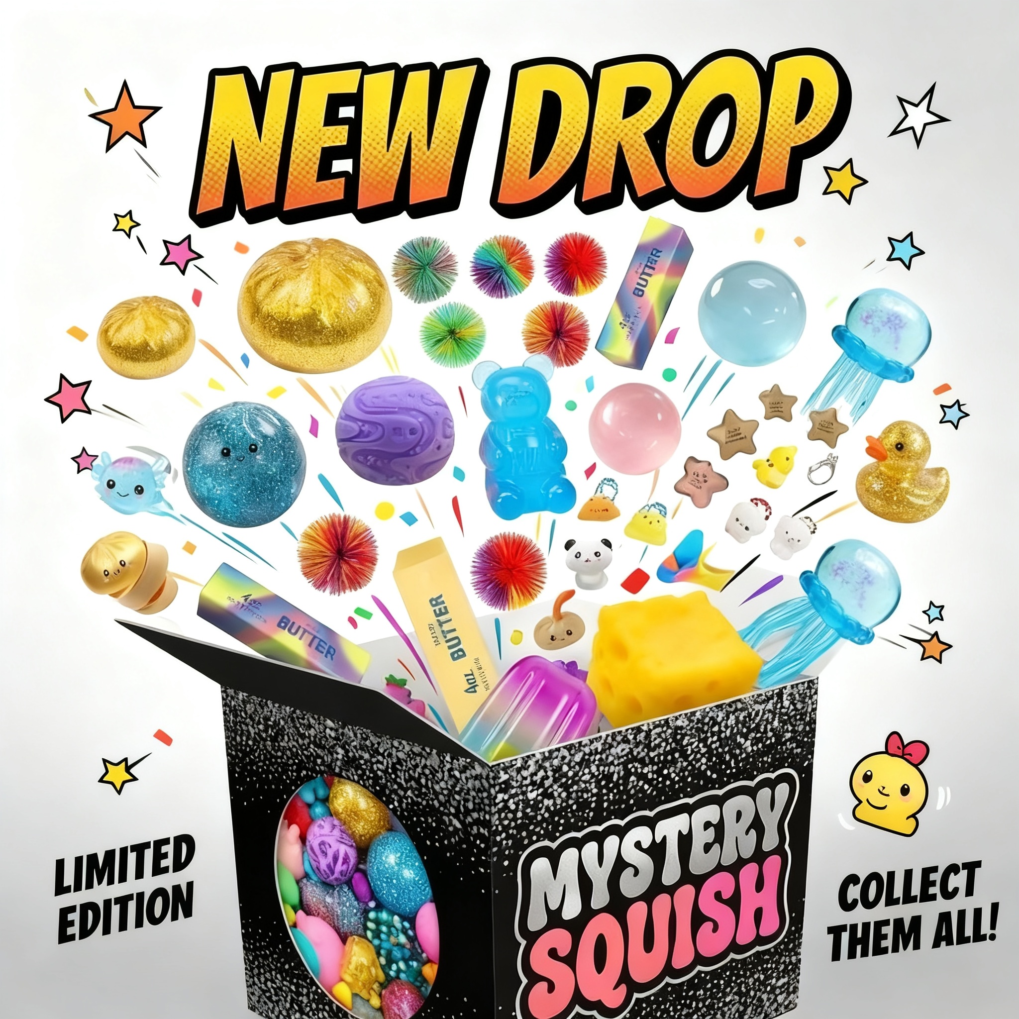 Squish Time Nee Doh Mystery Bl – Mystery Box Blind Bag Bewertung und Preis