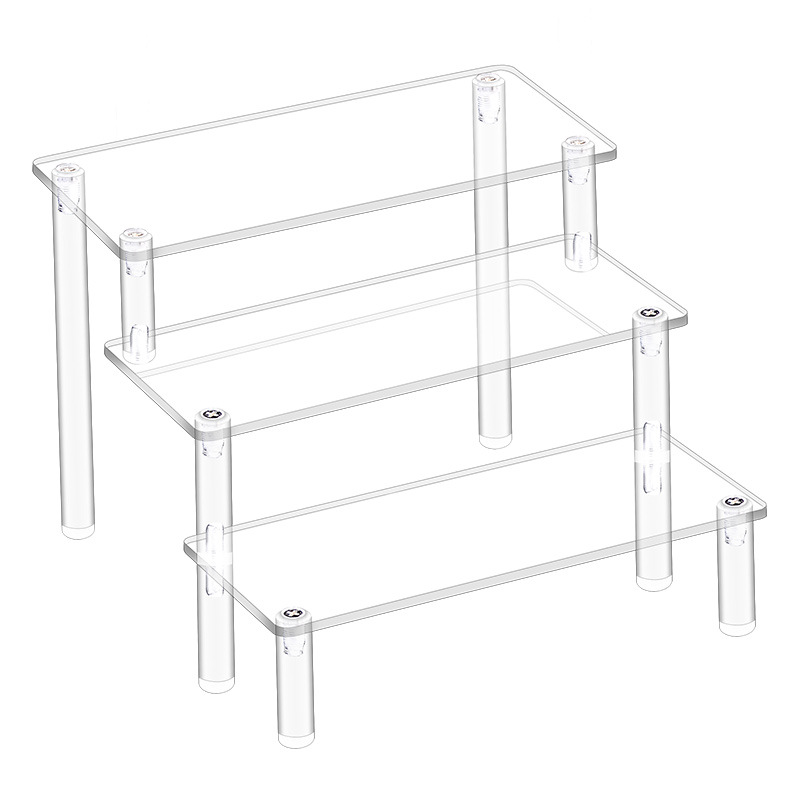 1-4 Tier Acrylic Display Stand – Pop Display Shelf Bewertung und Preis