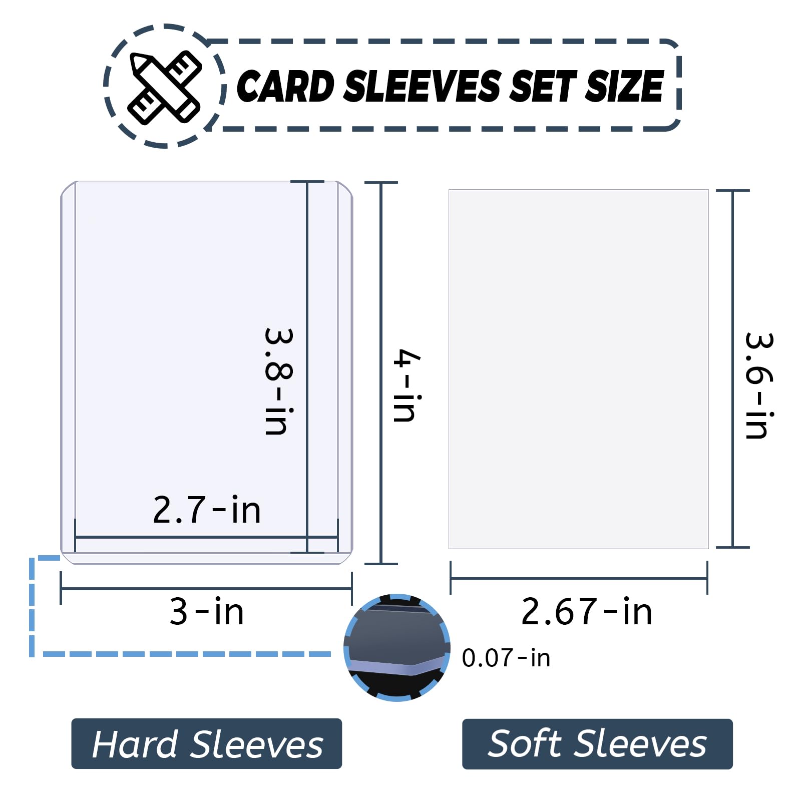 100-600pcs Card Sleeves Hard S – Pokemon Binder Card Bewertung und Preis