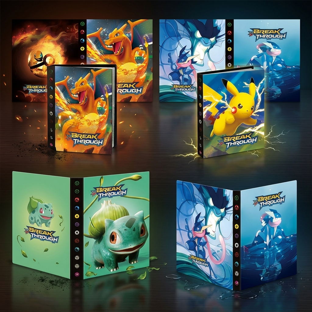 Bandai Pokemon 4 Grid Card Alb – Pokemon Binder Card Bewertung und Preis