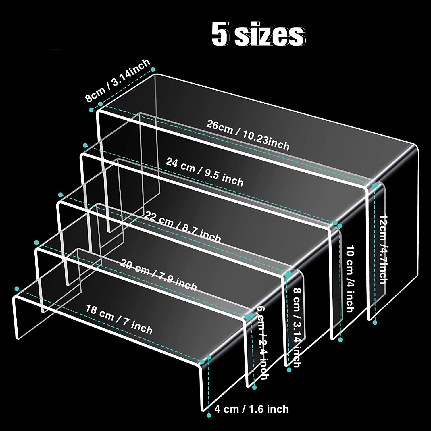 Clear Rectangular Acrylic Disp – Pop Display Shelf Bewertung und Preis
