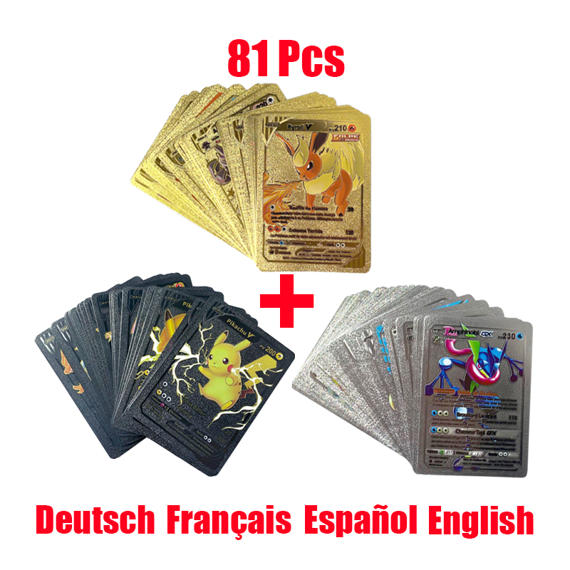 81-15Pcs Pokemon Cards Gold Si – Pokemon Binder Card Bewertung und Preis
