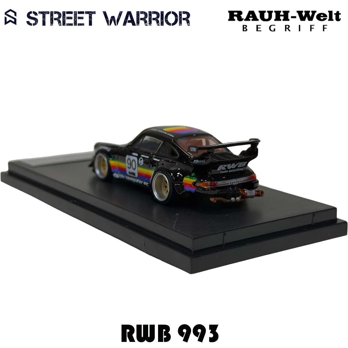 SW In Stock 1:64 RWB 993 Black – Die Cast Car 1 64 Bewertung und Preis